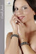 Cottelli Collection Brățară Cu Strasuri Accesoriu Sexy Negru