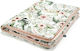La Millou Decke Wickeltücher für Kinderzimmer Wild Blossom Samt Rosa 80x100cm