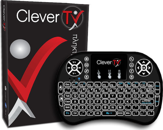 CleverTV Wireless Keyboard with Touchpad English US