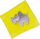 Zoocchini Blanket Nursery Swaddling Blankets Elephant Velvet Yellow 69x99cm