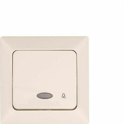 Eurolamp Knopf Glocke in Beige Farbe 152-12110