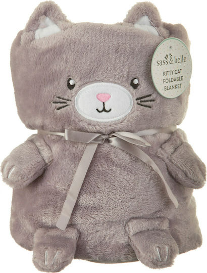 Sass & Belle Куверта За Гушкане И Люлка Kitty Cat С Животно 70x105см