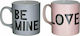 Click Mug Ceramic Multicolored 320ml 2pcs
