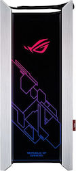 Asus ROG Strix Helios Gaming Midi Tower Κουτί Υπολογιστή με Πλαϊνό Παράθυρο και RGB Φωτισμό White Edition