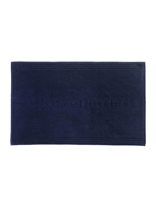 Tommy Hilfiger Πατάκι Μπάνιου Βαμβακερό Legend Navy 50x80εκ.