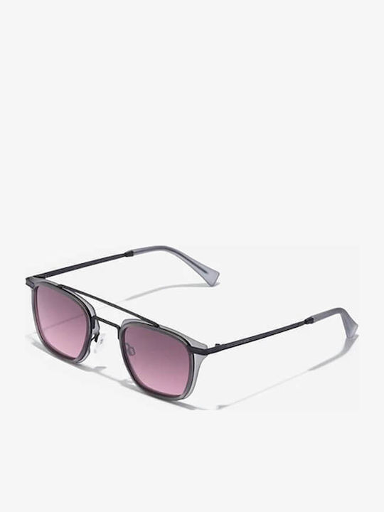 Hawkers Rushhour Damen Sonnenbrille mit Gray Gestell und Burgundisch Verlaufsfarbe Linse HKRS2098