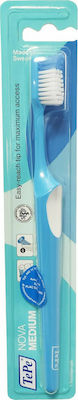 TePe Nova Manual Toothbrush Medium Light Blue 1pcs