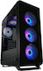 LC-Power Gaming 801B - Sera_X Midi Tower Κουτί Υπολογιστή με Πλαϊνό Παράθυρο και RGB Φωτισμό Μαύρο