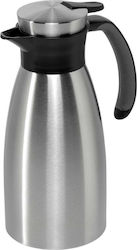 Emsa Thermal Jug Krug Thermosflasche Rostfreier Stahl Silber 1lt mit Handgriff 508932