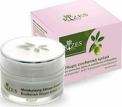 Rizes Crete 24h Moisturizing Cream fără culoare Hidratantă Cremă Pentru Față cu Aloe Vera 50ml