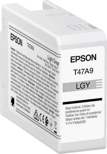 Epson T47A9 UltraChrome Pro 10 Оригинален Мастило за мастиленоструен принтер Светло сиво (C13T47A900)