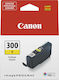 Canon PFI-300 InkJet Printer Ink Yellow (4196C001)