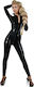 LateX Latex Catsuit Black