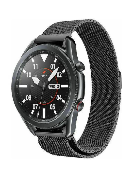 Tech-Protect Milanese Λουράκι Μεταλλικό Μαύρο (Galaxy Watch 3 45mm)