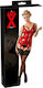 LateX LateX Basque Bodys Rot