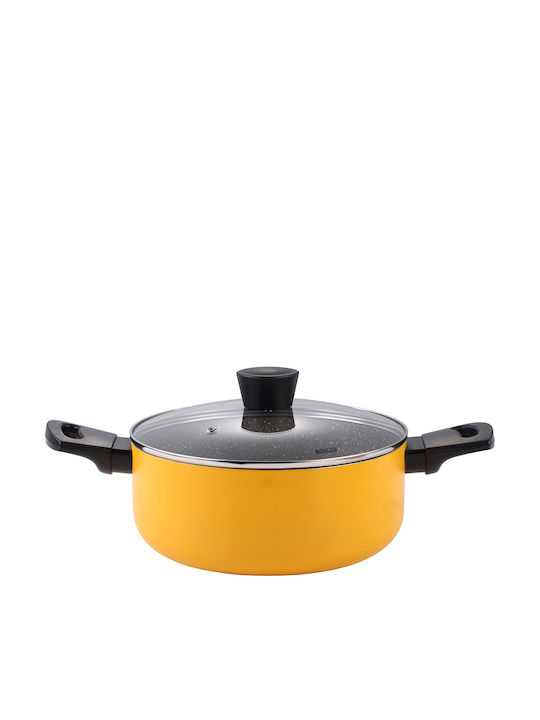Muhler Βαθιά Κατσαρόλα από Χυτό Αλουμίνιο 3.2lt / 22cm