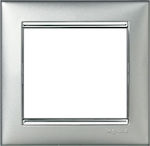 Legrand Valena Vertical Switch Frame 1-Slot Silver 770351