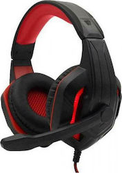 Komc M203 Over Ear Gaming Headset with Connection 3.5mm Red