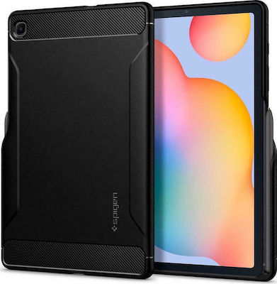 Spigen Rugged Armor Umschlag Rückseite Kunststoff Stoßfest Schwarz (Galaxy Tab S6 Lite 10.4) ACS01284