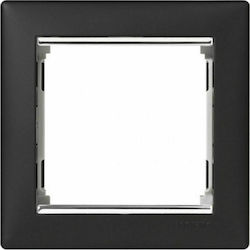 Legrand Valena Switch Frame 1 Position Vertical Installation in Black Color 770391