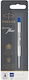 Parker Quinkflow Ανταλλακτικό Μελάνι για Στυλό Medium Μπλε