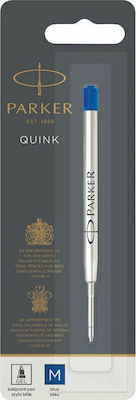 Parker Quinkflow Ανταλλακτικό Μελάνι για Στυλό σε Μπλε χρώμα Ballpoint Medium