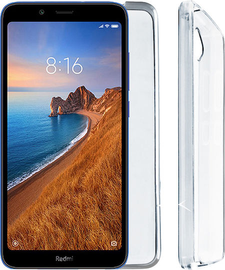 Volte-Tel Slimcolor Air Задна корица Силикон Прозрачен (Redmi 7A)