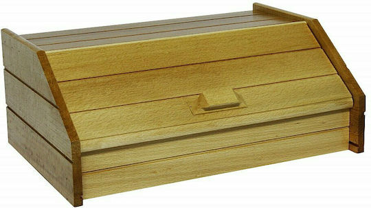 Кутия за хляб с капак Дървени Кафяв 42x28.5x16.5см Кутия за хляб с капак Дървени Кафяв 42x28.5x16.5см