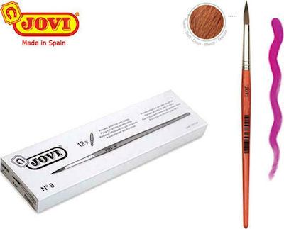 Jovi Στρογγυλό Round Paint Brush Νο 8 Στρογγυλό No8