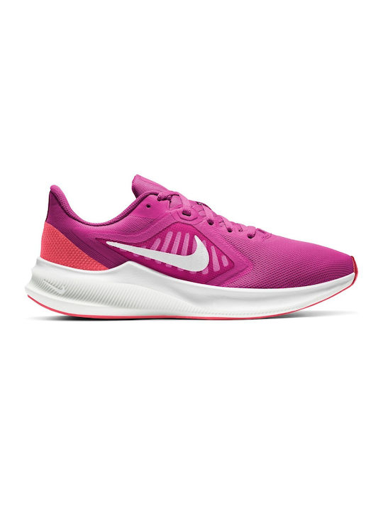Nike Downshifter 10 Γυναικεία Αθλητικά Παπούτσια Running Ροζ