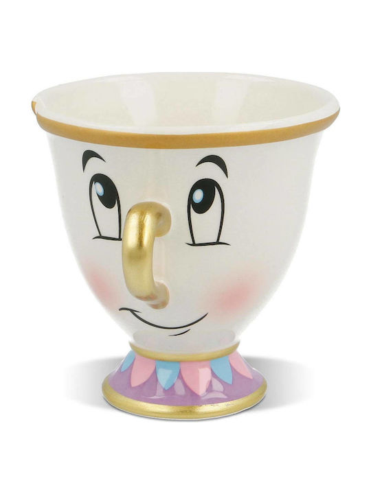 Beauty & the Beast 3D Mug Chip Tasse Keramik Weiß 170ml 1Stück