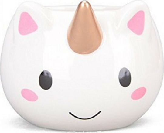 I-Total Unicorn Cană Ceramică Albă 475ml