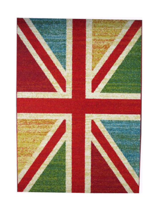 Alexander Carpets 6598 Teppich Rechteckig Synthetisch,Polyester/Cotton/Leather Swing Multi