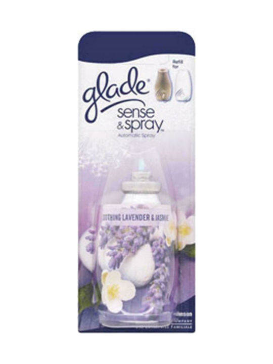Glade Ανταλλακτικό για Συσκευές Πρίζας με Άρωμα Sense & Spray Λεβάντα & Γιασεμί 18ml