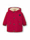 Kids' Parka Long with Lining & Hood Burgundy