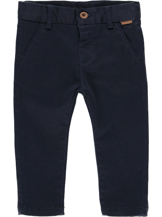 Boboli Boys Fabric Chino Trouser Blue