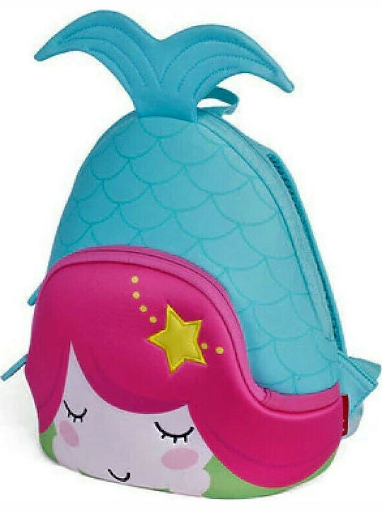 NOHOO Mermaid 3D NH046 Blue Bag Backpack Light Blue