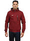 Emerson 202.EM11.127 Men's Winter Softshell Jacket Waterproof and Windproof Red