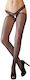 Cottelli Collection Fishnet Stockings with Waist Strap Sexy Καλσόν Μαύρο