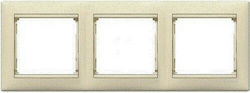 Legrand Valena Switch Frame 3 Positions in Beige Color 774353