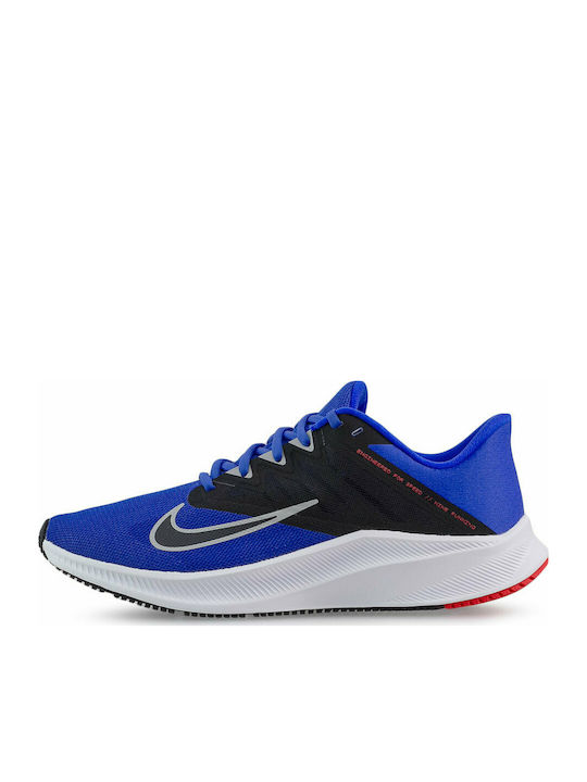 Nike Quest 3 Ανδρικά Αθλητικά Παπούτσια Running Μπλε