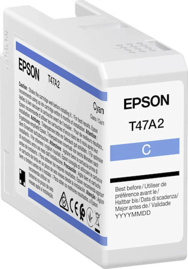 Epson T47A2 UltraChrome Pro 10 Оригинален Мастило за мастиленоструен принтер Cyan (C13T47A200)