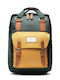 Doughnut Macaroonslate Waterproof 16lt Green x Yellow
