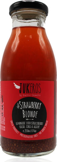 Jukeros Strawberry Blonde Лимонада Без Газировка & Захар в Бутилка 260мл