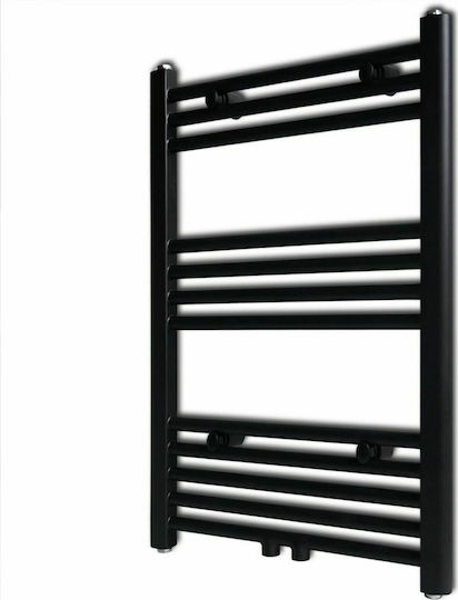 vidaXL Straight 141905 Towel Rail Bathroom 764x500 315kcal/h Black