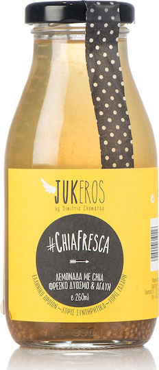 Jukeros Chia Fresca Limonadă Fără carbonatare și zahăr în Sticlă 260ml