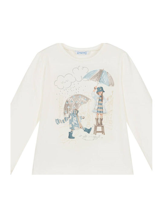 Mayoral Kids' Shirt Long Sleeve light blue