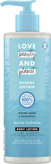 Love Beauty and Planet Loțiune De Corp Hidratantă Marine Oceans Edition Alge Marine Și Eucalipt 400ml