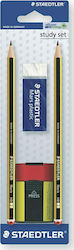 Staedtler Noris Set von 4 Bleistiften HB Gelb