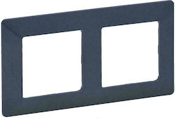 Legrand Valena Life Switch Frame 2 Positions Vertical Installation in Blue Color 754092 Legrand Valena Life Switch Frame 2 Positions Vertical Installation in Blue Color 754092